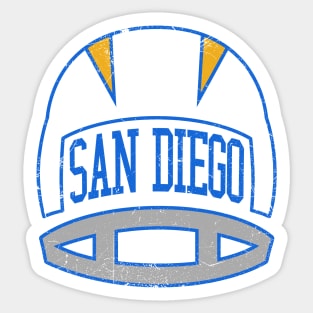 San Diego Retro Helmet - White Sticker